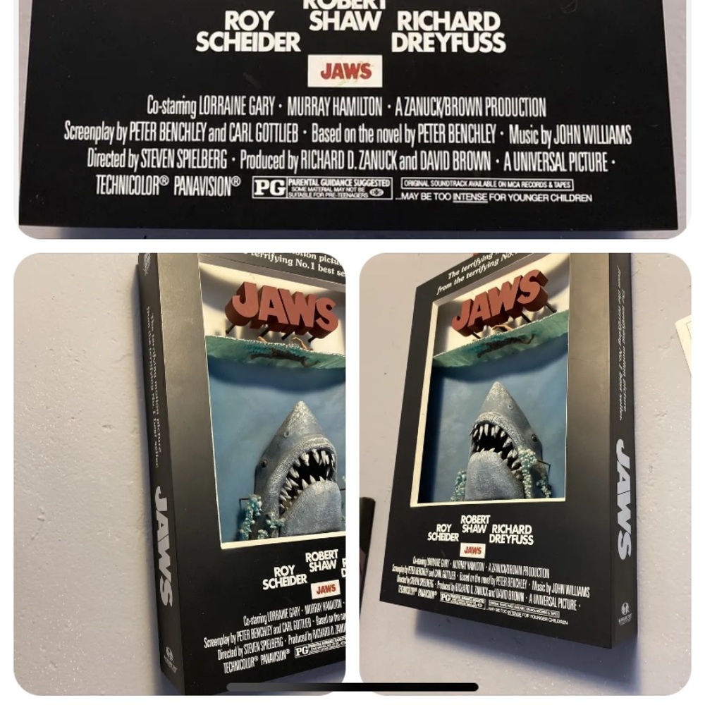 *RARE* Jaws 3d movie poster *COLLECTIBLE* POP CULTURE